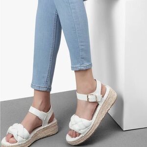 Women's White Espadrille Sandals